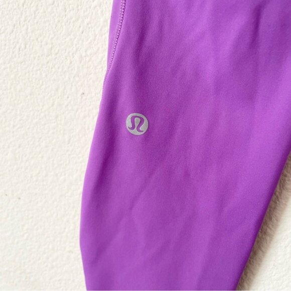 Lululemon SIZE 2 Fast & Free High rise leggings 25” in Moonlit Magenta Purple - Picture 6 of 8